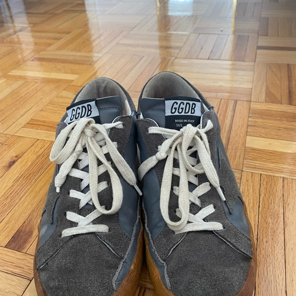 Golden Goose Superstar mixed leather low-top sneakers - Picture 2 of 5